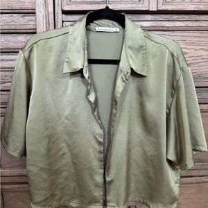 Abercrombie & Fitch Sage Green Shirt